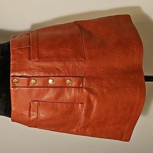 Forever21 Faux Leather Mini Skirt M
